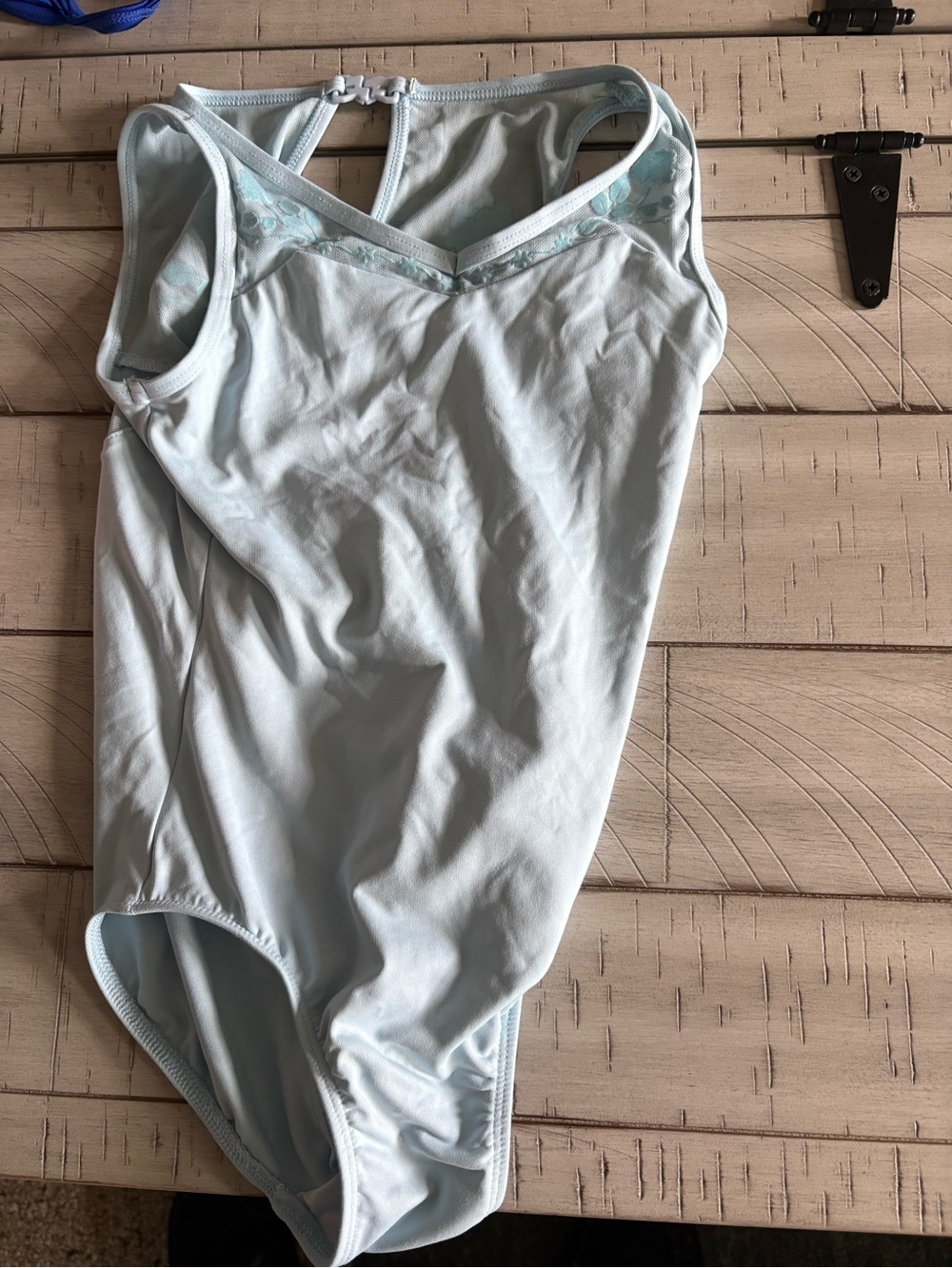 Light Blue Girls' One-Piece Swimsuit - Kids